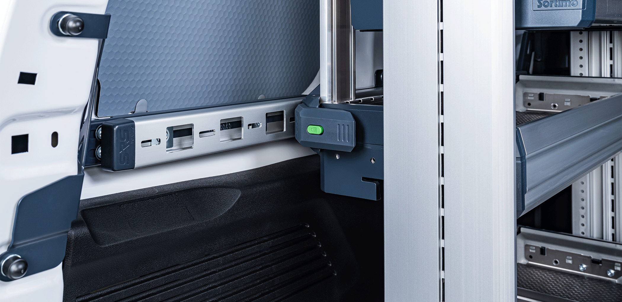 Mounting rail for vehicle equipment – SRS | mySortimo.com: van racking ...
