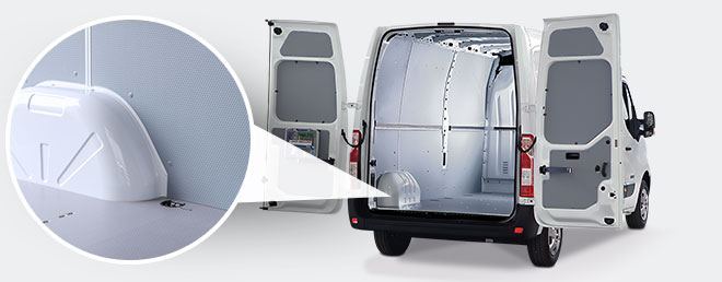 Work Van Cladding Floor and wall cladding | mySortimo.com: van racking, vehicle decals ...